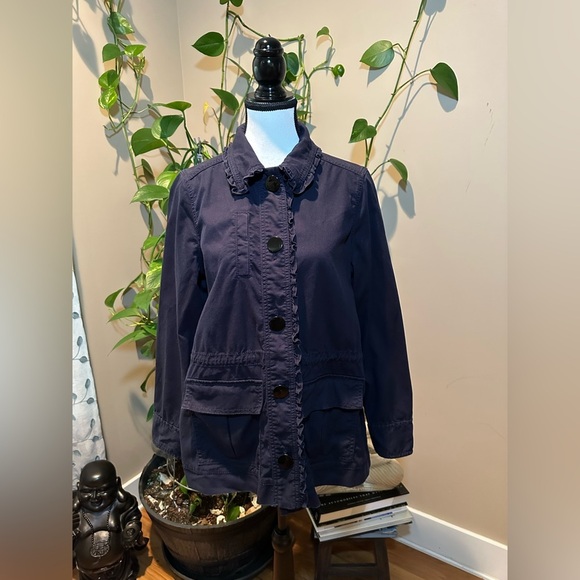 kate spade Jackets & Blazers - Kate Spade Dark Blue Utility Jacket